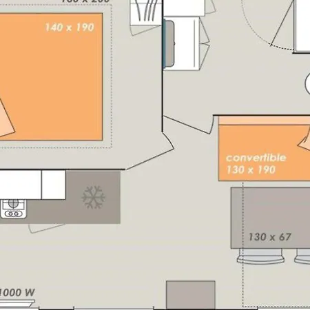 Campsite Mobil-home Avec Terrasse Au Mas Llinas - Api-1-52-373 Le Boulou