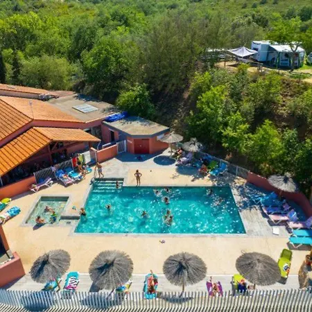 キャンプ場 Mobil-home Avec Terrasse Au Mas Llinas - Api-1-52-373 ル・ブールー